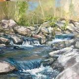French broad river, Chimney Rock N.C.Availablecfrom Artist
