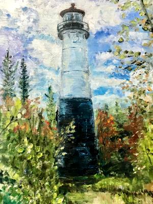 The Old Grand Island Lighthouse- Munising, Mi.