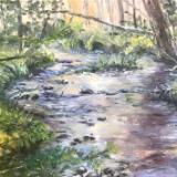 Summer by the Little Creek 11x14  Buyer assumes shipping