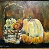 Pumpkins and Basket -SGH