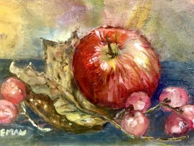 Fall Apple and Grapes Fall Apple and Grapes