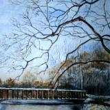  Lionel bridge in March -archival giclee prints only