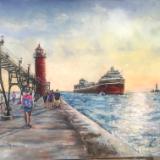 "Almost There" Grandhaven Mi. 8x10 print, 45.00 includes shipping