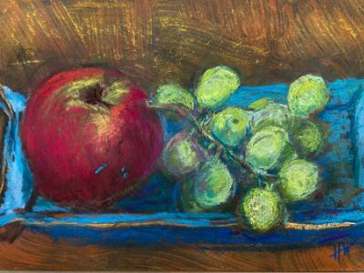 Apple and Grapes